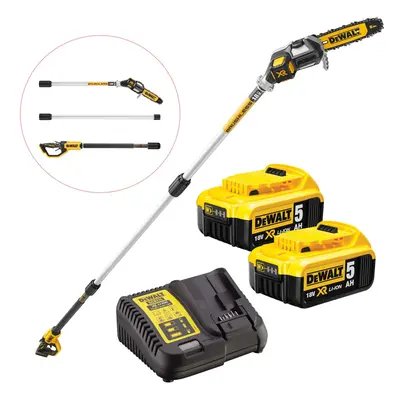 Dewalt DCMPS567P2 18v XR Brushless Pole Saw Chainsaw Pruner Split Shaft -2X5.ah