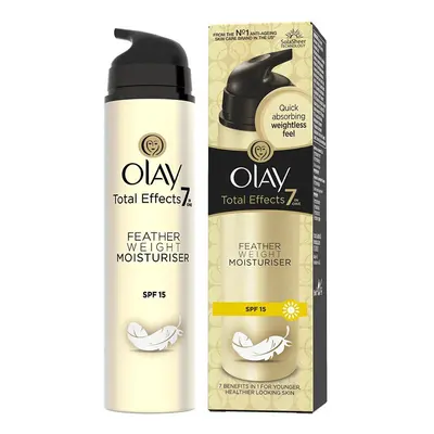 Olay Total Effects Featherweight Moisturiser 7-In-1 SPF15 Anti-Ageing Cream 50ml