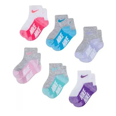 Nike Baby Lightweight Ankle Socks Pack (White(NN0659-A96)/P_V