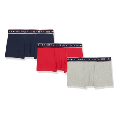 Tommy Hilfiger mens Cotton Stretch Miltipack Trunks Mahogany X-Large