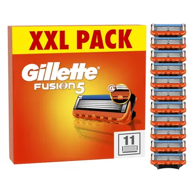 Gillette Fusion5 Razor Blades Men, Pack of Razor Blade Refills with Precision Trimmer, Anti-Fric