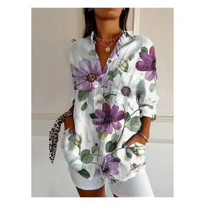 (YJ4970, XXXL) Women's Shirts Summer 3D Printed Animal Shirts Plus Size Women's Designer Drop Sh