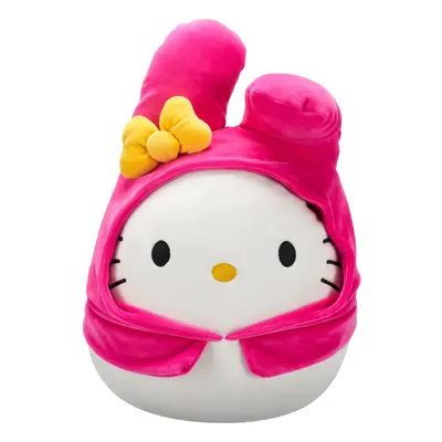 Squishmallows Original Sanrio 14-Inch Hello Kitty in My Melody Hoodie - Official Jazwares Plush 