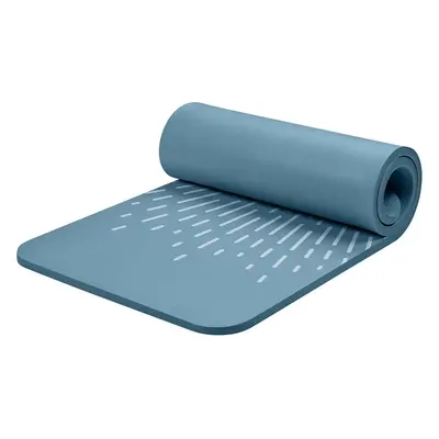 (Blue Mist, inch) Solana Yoga Mat 1/2" Thick w/Nylon Strap for Men & Women - Non Slip Exercise M