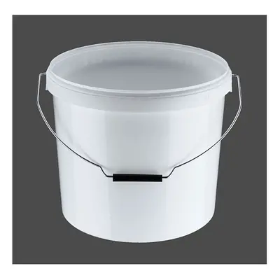 (15L, 10) Plastic Bucket Pail + Handle + Lid - Food Grade BPA Free Multi-use Fermentation Feed D