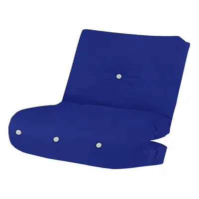 (DARKBLUE ) Seater Fibre Filled Futon Mattress