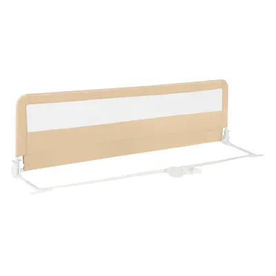 Toddlers Bed Rail Guard 180CM Foldable Baby Bed Rail-Beige