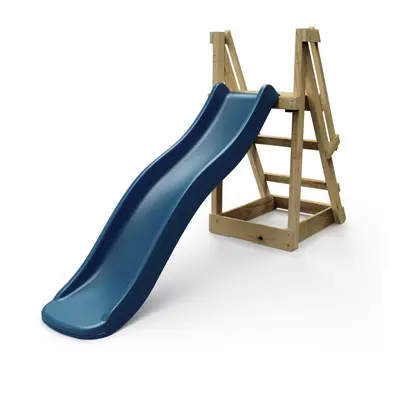 Rebo ft Freestanding Kids Slide - Navy Blue