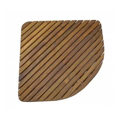 Shower Mat - Triangular, Oiled Finish