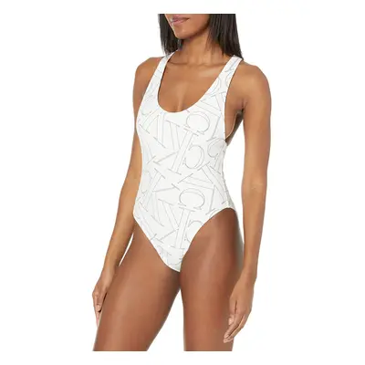 Calvin Klein Women's Standard Racerback Removable Cups One Piece Soft