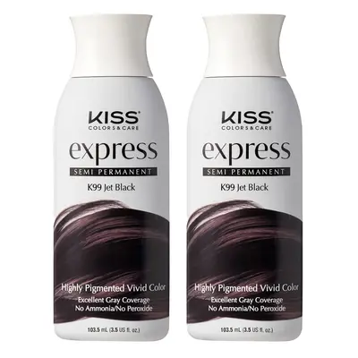 Kiss Express Semi-Permanent Hair Color 100mL (3.5 US fl.oz) (2 Count