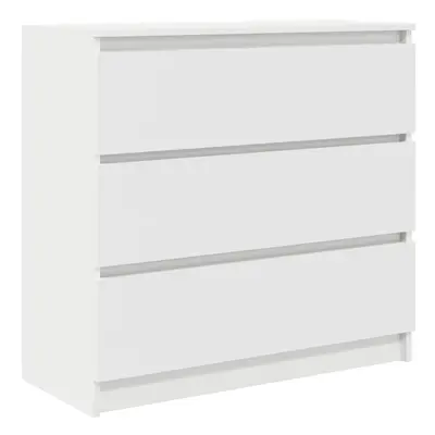 (white) vidaXL Sideboard Grey Sonoma 80x35x76 cm Engineered Wood storage cabinet