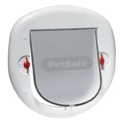 PetSafe 4-Way Pet Flap White Cat Pet Door 4-way Lock Cat Flap Dog Door