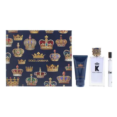 Dolce & Gabbana K Piece Gift Set: Eau De Toilette 100ml - Aftershave Balm 50ml - Eau De Toilette