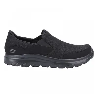 (12 (Adults'), Black) Work Relaxed Fit: Flex Advantage - McAllen SR Black Mens Slip Resistant La