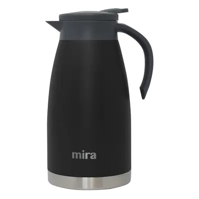 MIRA Stainless Steel Thermal Coffee Carafe, Double Wall Insulated Vacuum Flask, Tea, Water, and 