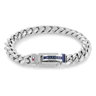 Tommy Hilfiger Men's Jewelry Stainless Steel Chain Bracelet Color: Si