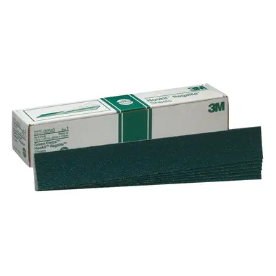 3M Green Corps Hookit Sheet 2-3/4 in x 16-1/2 in sheets per carton