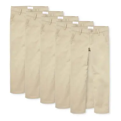 The Children's Place Girls' Skinny Chino Pants Sandy 5-Pack