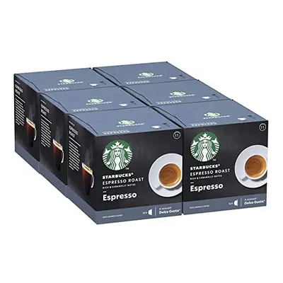 STARBUCKS Espresso Roast by Nescaf? Dolce Gusto, Dark Roast, Coffee Pods x (72 Capsules)