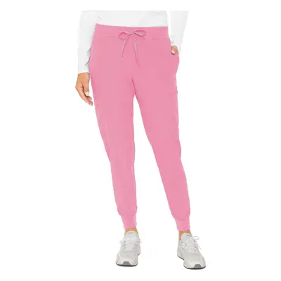 Med couture Peaches Womens Seamed Jogger Pant Taffy Pink X-Large