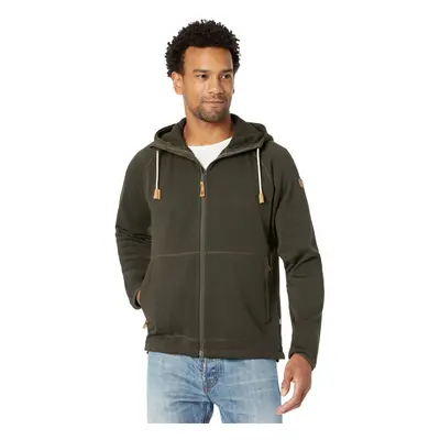 Fjallraven Ovik Fleece Hoodie - Men's Deep Forest Large