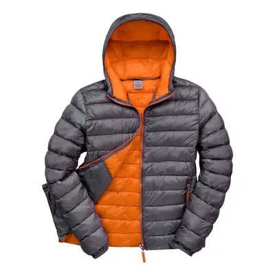 (10 UK, Grey/Orange) Result Urban Womens/Ladies Snow Bird Padded Jacket