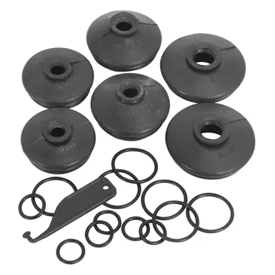 6 PACK Car Ball Joint Dust Covers - Assorted Sizes - Fitting Tool & O-Rings