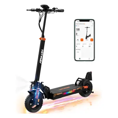 (H9Pro-27AH) HITWAY Electric Scooter - Foldabler Adult Inch Scooter with 15.6-27AH Battery, 500W