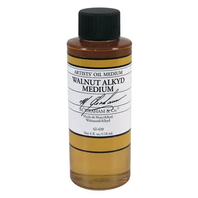 M. Graham 4-Ounce Walnut/Alkyd Medium