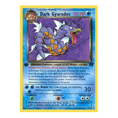 Pokemon - Dark Gyarados (25) - Team Rocket - 1st Edition