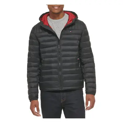 Tommy Hilfiger Men's Water Resistant Ultra Loft Filled Hooded Puffer J