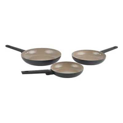 Salter BW12876EU7 Ceramic Frying Pan Set ? Piece 20/24/28 cm Recycled Aluminium Body, Healthy PF