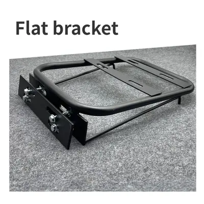 (as picture 1) Motorcycle Backrest Tailbox Bracket Metal Rear Rack Electric Vehicle Universal Lu