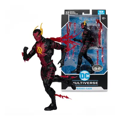 (Original Box, 18cm) McFarlane Toys Reverse Flash 18cm Action Figure DC Multiverse Collector Ani