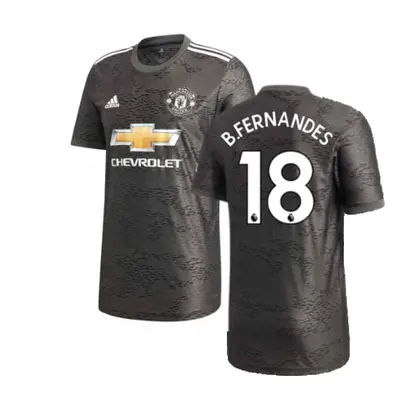 (XXL) Man Utd Adidas Away Football Shirt (B.FERNANDES 18)