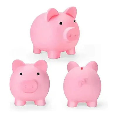 Piggy Bank, Cute Coin Cash Money bank,Money Box Keepsake Decor,Fun Gift for Kids And Adults(Pink