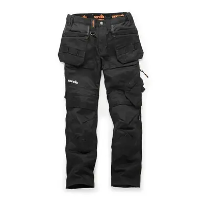 (Size long) Scruffs Womens Trade Flex Holster Trouser Black