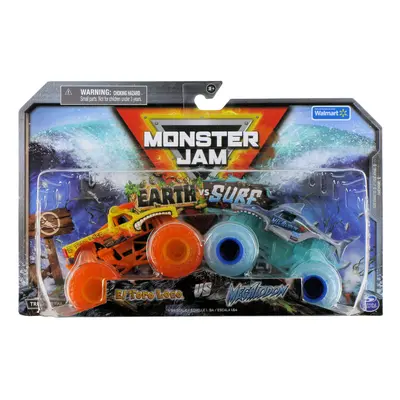 Monster Jam Earth vs Surf Series 2-Pack El Toro Loco Earth vs Megalodon Surf