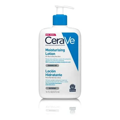 CeraVe Moisturising Lotion for Normal to Very Dry Skin ml, Body and Face Moisturiser with Hyalur