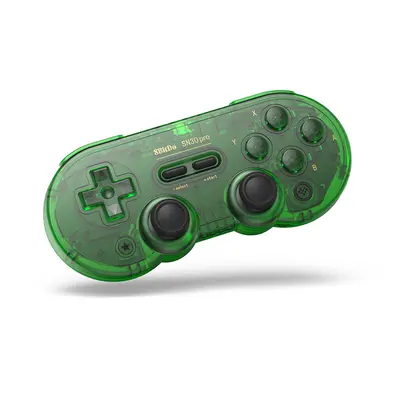 (Bundle 2, ALPS Green) AKNES 8BitDo SN30 Pro Game Controller for Nintendo Switch Android MacOS