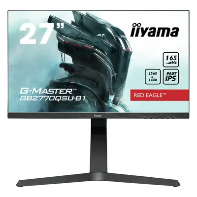 iiyama G-MASTER Red Eagle GB2770QSU-B1 - LED monitor - 27" - x WQHD @ Hz - Fast IPS - cd/mÂ² - 1