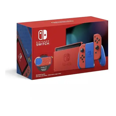 Nintendo Switch Mario Red & Blue Edition Console.