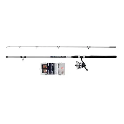 SALT Estuary Enforcer Sea Fishing Combos, Includes Strong Graphite Reel, Fibreglass Rod, Hard Ca