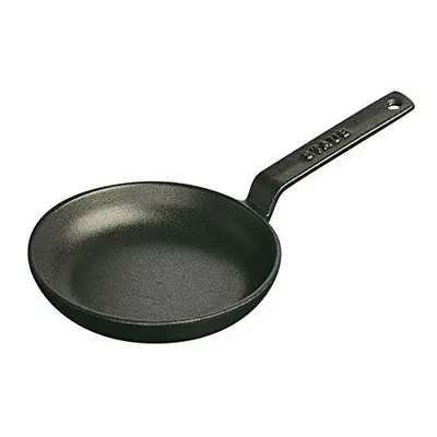 Staub Mini Frying Pan Single PanÂ Â Pan (Single Pan, Black, Cast Iron, 0.15Â l, 400Â g)