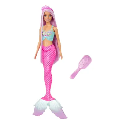 Mermaid Doll with 7-Inch-Long Pink Fantasy Hair and Colorful Accessories for Styling Play like H