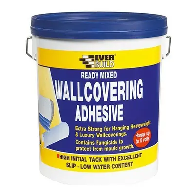 Everbuild WALLRD4 Ready Mixed Wallcovering Adhesive 4.5Kg