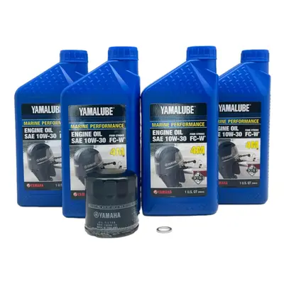 Yamaha Original OEM Yamalube LUB-MRNMD-KT-11 F75-F115 Oil Change Kit W