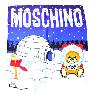 Moschino Igloo Scarf - Blue