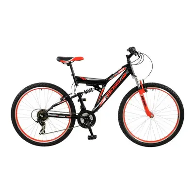 Boss Venom Boys Inch Full Suspension Mountain Bike Black/Red Ages Years+